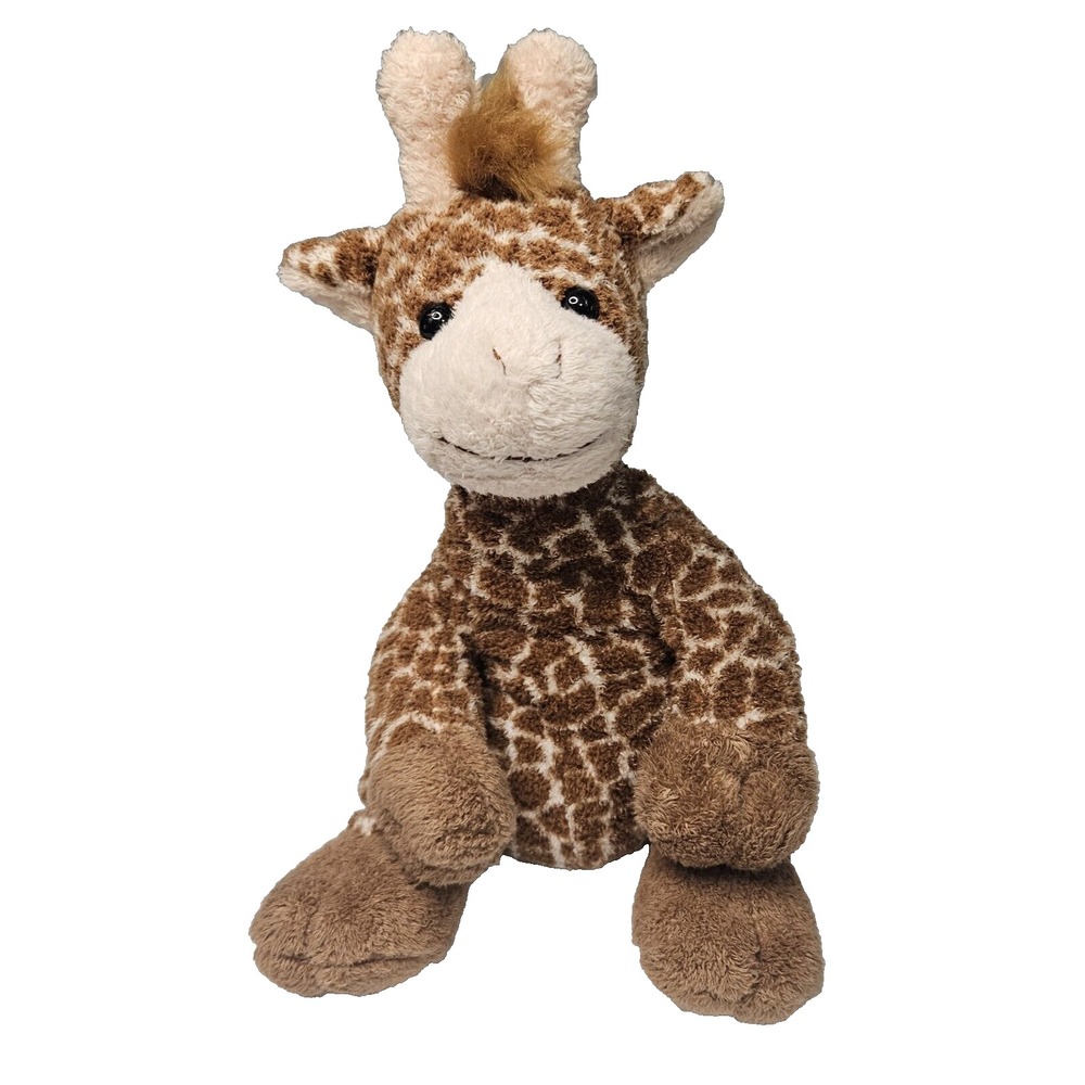 Giraffe Beanbag Plush Stuffed Animal Toy Brown Tan Cream Sesil Company 9"